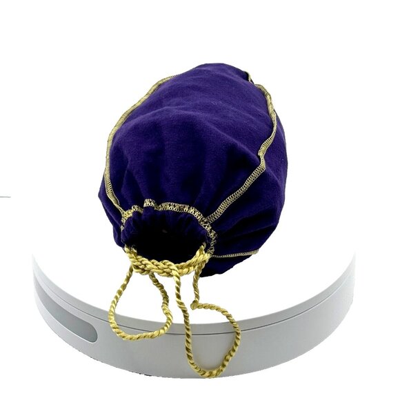 CROWN ROYAL Purple + Gold Drawstring Bag 13" - Picture 10 of 10